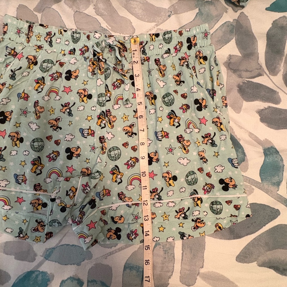 Disney Pajama Set - Blue/green with Characters - Picture 5 of 6